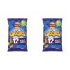 ウォーカーズ クリスプ ウォッツィッツ チーズ マルチパック スナック、24 x 16.5 g